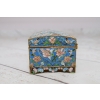 Srebrna Szkatuła Emalia Srebro 84 Rosja 165g Faberge rękodzieło unikat