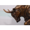 Duży Masywny Byk Bitewny - Corrida Korrida - Toro Bravo - Figura z Brązu