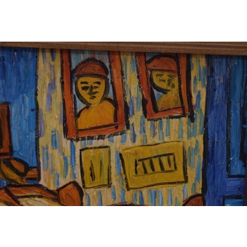 Abstrakcja Vincent Van Gogh - Pokój - Obraz Olejny - Złota Rama Prezent