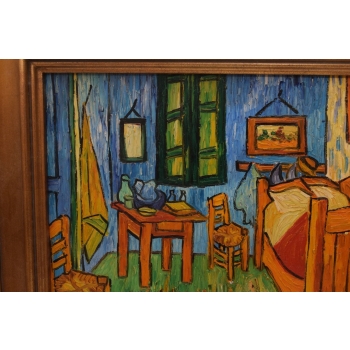 Abstrakcja Vincent Van Gogh - Pokój - Obraz Olejny - Złota Rama Prezent
