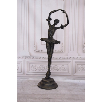 Duża Żeliwna Tancerka - Baletnica Ballerina - Żeliwna Figura ART DECO 125cm