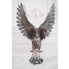 Duża Ogrodowa Figura - Groźny Orzeł - Rzeźba Dom - Vintage - 102cm