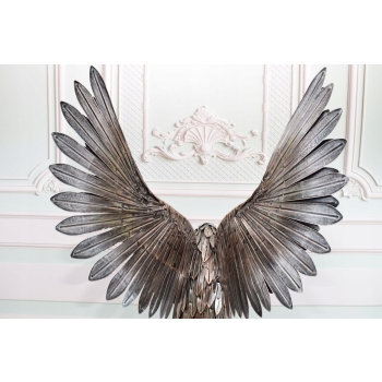 Duża Ogrodowa Figura - Groźny Orzeł - Rzeźba Dom - Vintage - 102cm