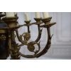 Królewski Gigant Paryski Żyrandol z Brązu + Lampa - BIAŁY KRUK 70cm