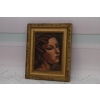 TAMARA De Łempicka - Portret Kobiety - Zielony Welon - Obraz Olejny