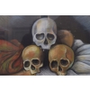 PAUL CEZANNE - MEMENTO MORI - Czaszki - Srebrna Rama