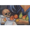 PAUL CEZANNE - MEMENTO MORI - Martwa Natura - STARY OBRAZ z FRANCJI