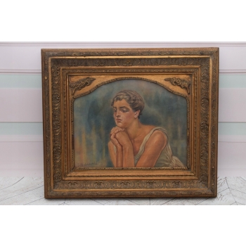 Jacek Malczewski - Portret - Wspomnienie - Polski Stary Obraz Olejny
