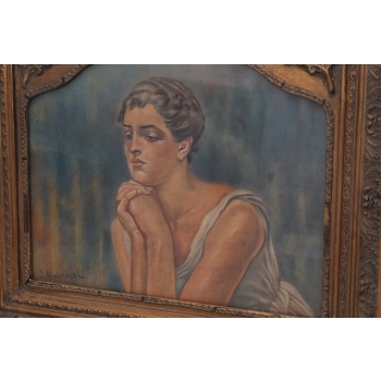 Jacek Malczewski - Portret - Wspomnienie - Polski Stary Obraz Olejny