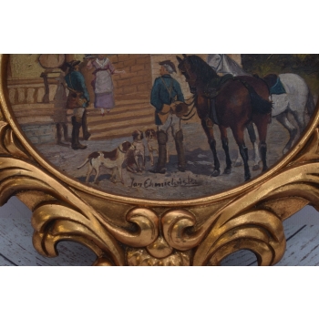 J. Chmieliński - Arystokraci - Stary Obraz - Złota Rama