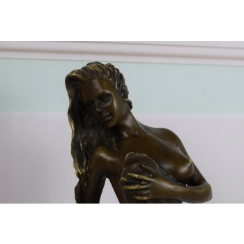 Akt Kobiety - Kobieta Kusząca Scena - Figura Rzeźba z Brązu