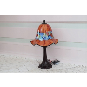 Lampa Stojąca Szkło Murano Style - Lampa Biurowa - Ozdoba
