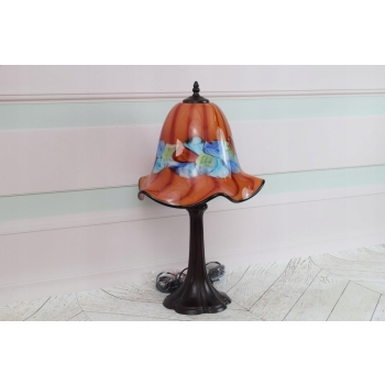 Lampa Stojąca Szkło Murano Style - Lampa Biurowa - Ozdoba
