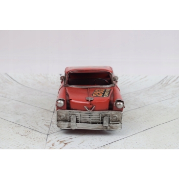 Metalowy Model Samochód - Auto Wyścigowe - Czerwone - Prezent