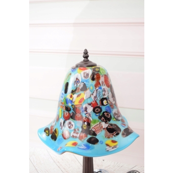 Lampa Stojąca Szkło Murano Style - Lampa Biurowa - Ozdoba