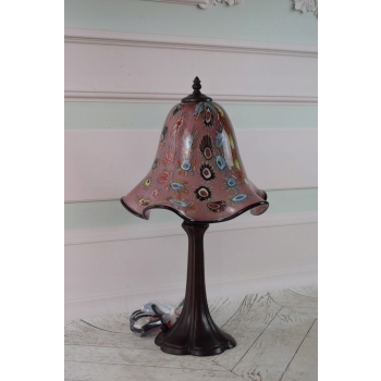 Lampa Stojąca Szkło Murano Style - Lampa Biurowa - Ozdoba