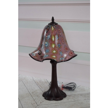 Lampa Stojąca Szkło Murano Style - Lampa Biurowa - Ozdoba