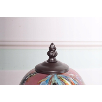 Lampa Stojąca Szkło Murano Style - Lampa Biurowa - Ozdoba