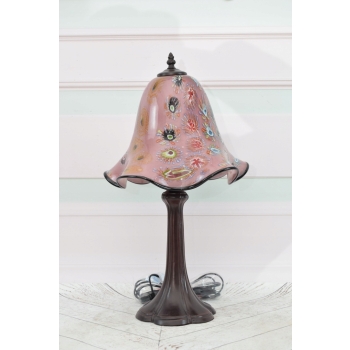 Lampa Stojąca Szkło Murano Style - Lampa Biurowa - Ozdoba