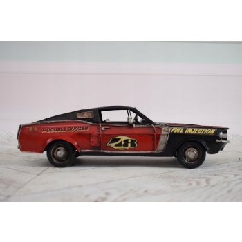 Metalowy Model Samochód - Sportowe Auto 48 - Czerwone - Prezent