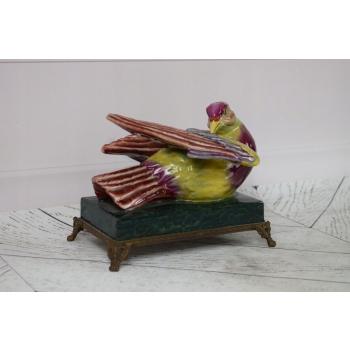Porcelanowa Figura Ptaka - Ptak Gołąb Kaczka - Porcelana - Ozdoba Prezent