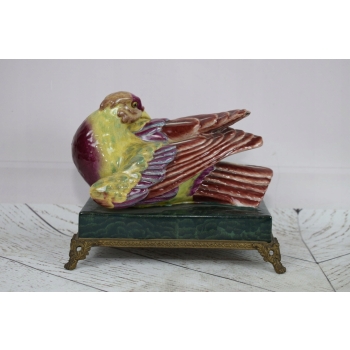 Porcelanowa Figura Ptaka - Ptak Gołąb Kaczka - Porcelana - Ozdoba Prezent