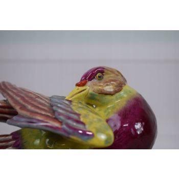 Porcelanowa Figura Ptaka - Ptak Gołąb Kaczka - Porcelana - Ozdoba Prezent