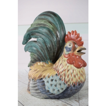 Porcelanowa Figura Kura - Ptak Kurczak Kaczka - Porcelana - Ozdoba Prezent