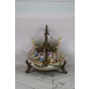 Kolorowa Patera Porcelanowa - Porcelana z Brązem Brąz - Misa Waza - Ozdoba
