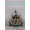 Kolorowa Patera Porcelanowa - Porcelana z Brązem Brąz - Misa Waza - Ozdoba