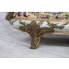 Kolorowa Patera Porcelanowa - Porcelana z Brązem Brąz - Misa Waza - Ozdoba