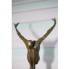 Pływak Nurek - akrobata - Prezent Vintage - Figura rzeźba z brązu - Unikat