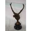 Pływak Nurek - akrobata - Prezent Vintage - Figura rzeźba z brązu - Unikat