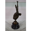 Pływak Nurek - akrobata - Prezent Vintage - Figura rzeźba z brązu - Unikat
