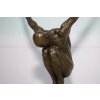 Pływak Nurek - akrobata - Prezent Vintage - Figura rzeźba z brązu - Unikat