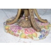 Kolorowa Patera Porcelanowa - Kwiaty - Wazon Amfora Porcelana + Brąz Ozdoba