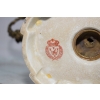 Kolorowa Patera Porcelanowa - Kwiaty - Wazon Amfora Porcelana + Brąz Ozdoba