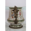 Porcelanowy Wazon - Waza Secesja - Porcelana + Brąz - Anioły Amory Prezent