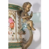 Porcelanowy Wazon - Waza Secesja - Porcelana + Brąz - Anioły Amory Prezent