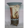 Pałacowy Porcelanowy Wazon - Waza - Porcelana + Brąz - Koliber - Prezent