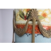 Pałacowy Porcelanowy Wazon - Waza - Porcelana + Brąz - Koliber - Prezent