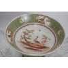 Patera Na Owoce - Porcelana + Brąz - Łabędź Kwiaty - Dekoracja Ozdoba Salon