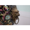 Nowoczesny Pałacowy Wazon Porcelanowy Porcelana + Brąz Secesja Smoki Ozdoba