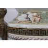 Porcelanowy Wazon - Waza Amfora - Porcelana + Brąz Ręcznie Malowana Ozdoba