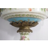 Muzealny Porcelanowy Wazon Amfora - Kwiaty Secesja Porcelana + Brąz Prezent