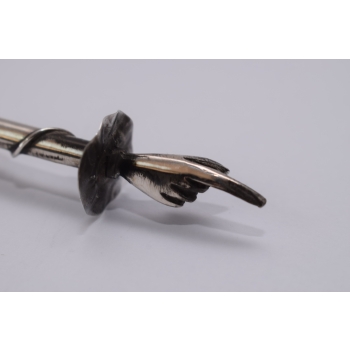 Srebrny CARSKI Jad Do Czytania Tory - Srebro 84 - Judaica - Lew #1