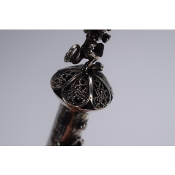 Srebrny CARSKI Jad Do Czytania Tory - Srebro 84 - Judaica - Lew #4