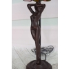 Lampa Witrażowa Styl Tiffany witraż Akt Kobiety Kolorowa Lampka Uszkodzona