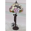 Lampa Witrażowa Styl Tiffany witraż Akt Kobiety Kolorowa Lampka Uszkodzona