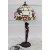 Lampa Witrażowa Styl Tiffany witraż Akt Kobiety Kolorowa Lampka Uszkodzona